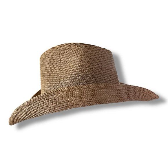 Straw Hat with Pink Flamingos with Pom Poms, Super Cute, NEW - Picture 5 of 5